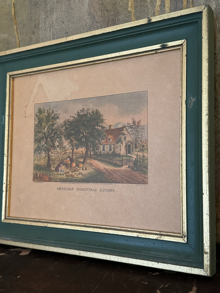 Vintage Print: American Homestead Summer