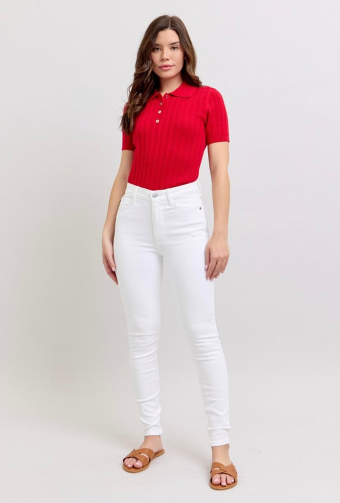 White “Judy Blue” Jeans