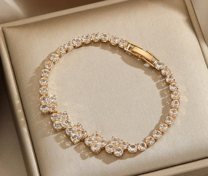 Clover CZ Bracelet