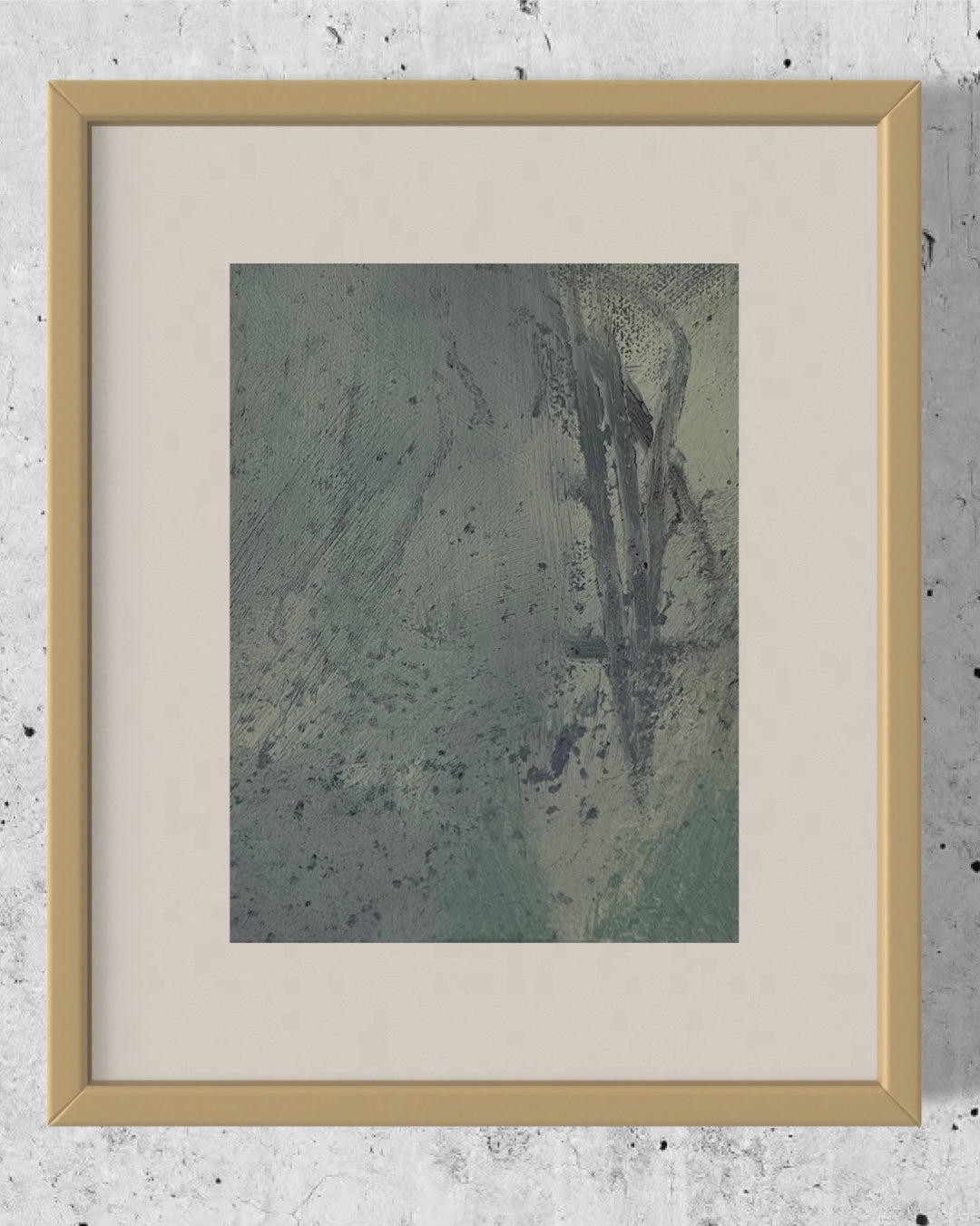 “Saw the Ghost of Elvis” Original Framed Painting