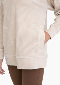 Off White Wide Cord Pullover