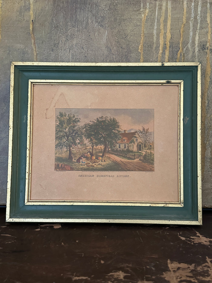 Vintage Print: American Homestead Summer