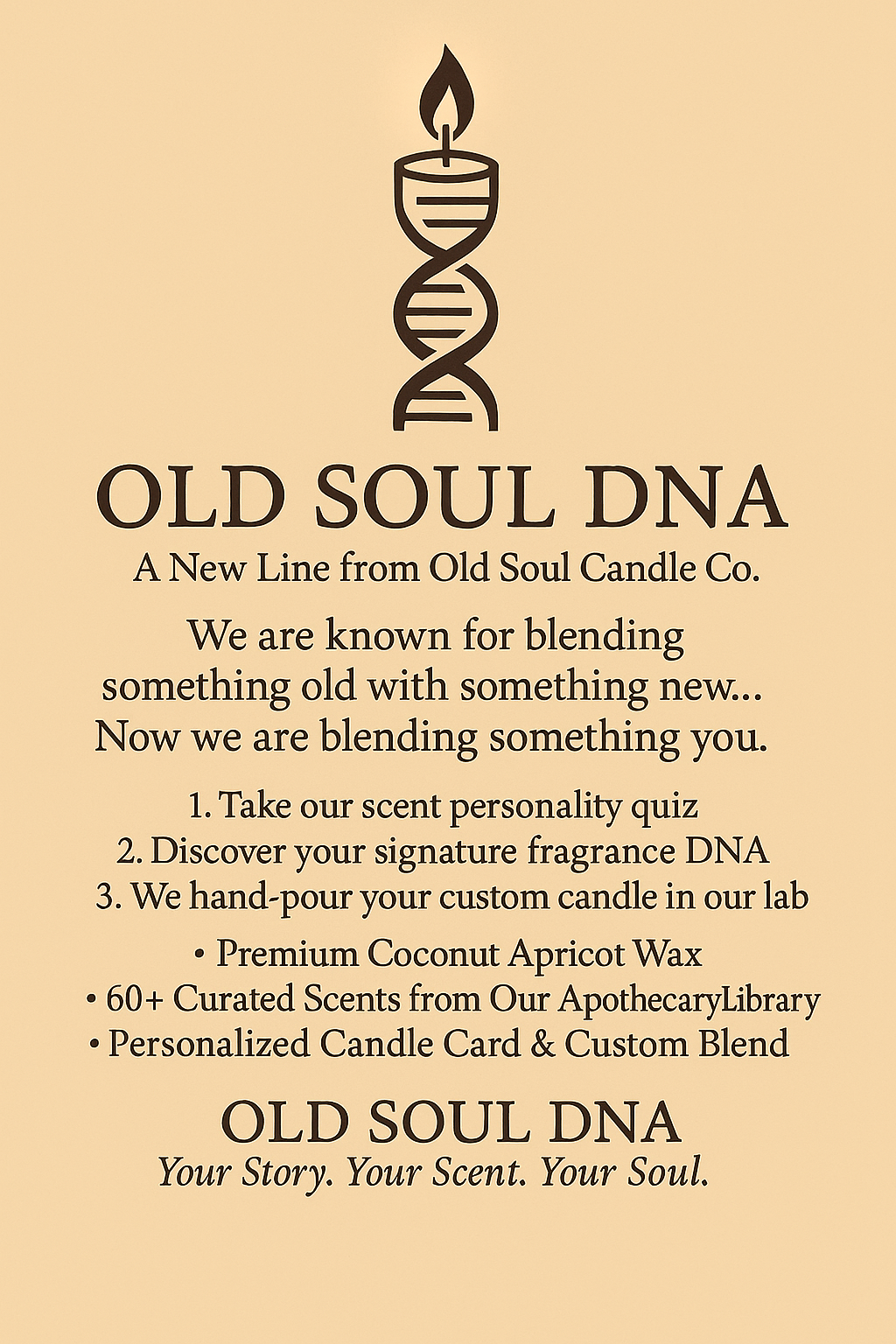 Old Soul DNA: Custom Blended Candle