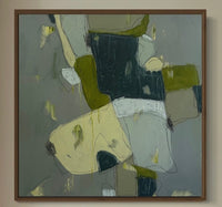 “They Always Loved Indoor Recess” Framed Original Painting 24” x 24”