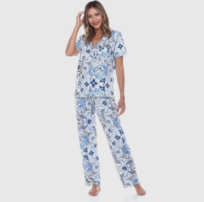 Blue Print Pajamas
