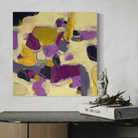“She Let the Canary Out of Her Cage, Again” Original Painting 20” x 20”