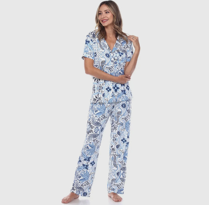 Blue Print Pajamas