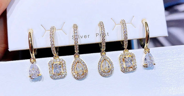 3 Pairs of Sparkly Earrings (FW)