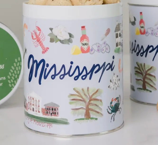 Mississippi Cheddar Cookie Tin