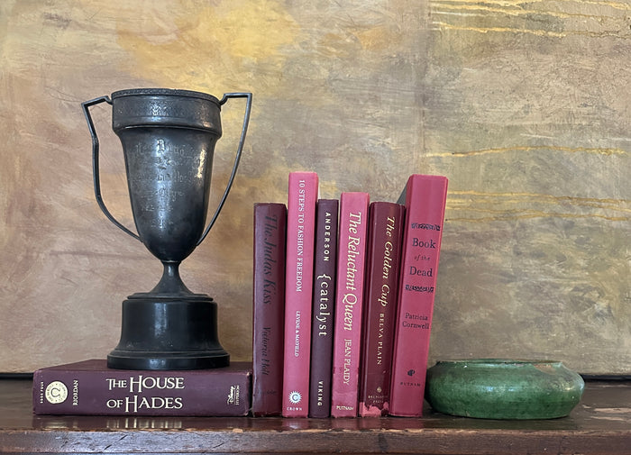 Books by Color: Burgundies & Berries