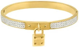 Pave Padlock Bracelet