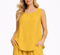Mustard Tank Top