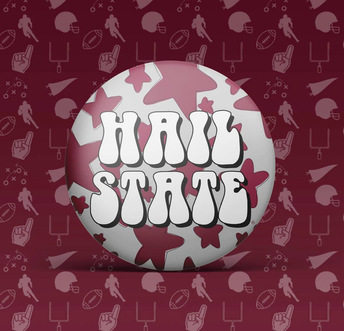 Hail State Star Game Day Button