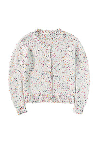 *WEBSITE EXCLUSIVE*  Sabrina Confetti Knit Cropped Cardigan