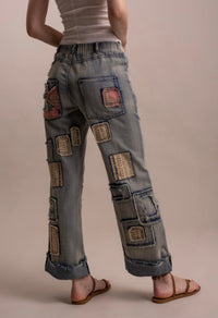 Embroidered Jeans