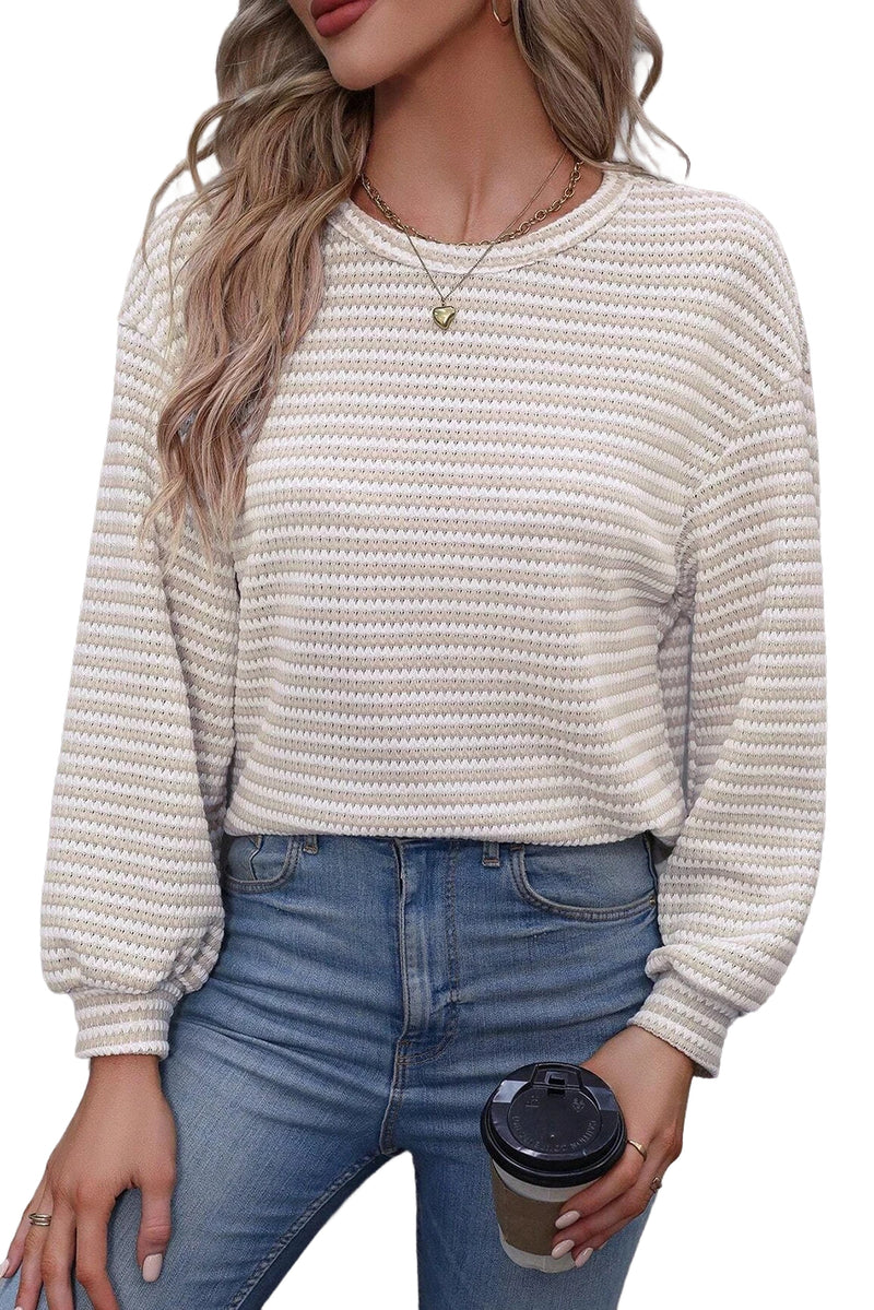 *WEBSITE EXCLUSIVE* Striped Long Sleeve Top