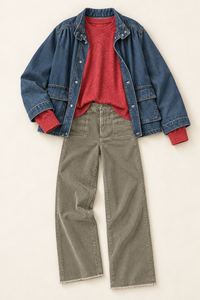 Dark Red Hacci Top
