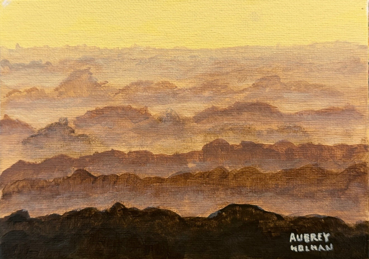 Forest & Fog Original Painting