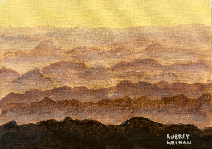 Forest & Fog Original Painting