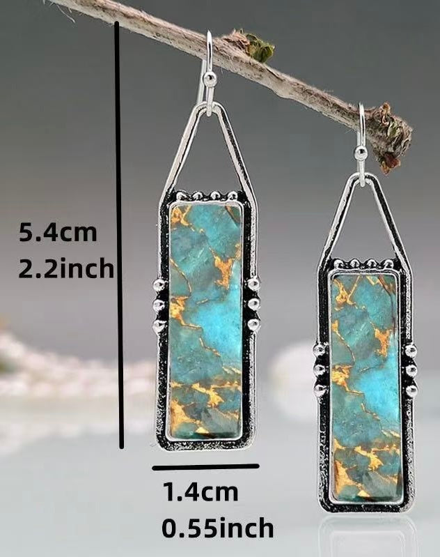 Turquoise Stone Earrings