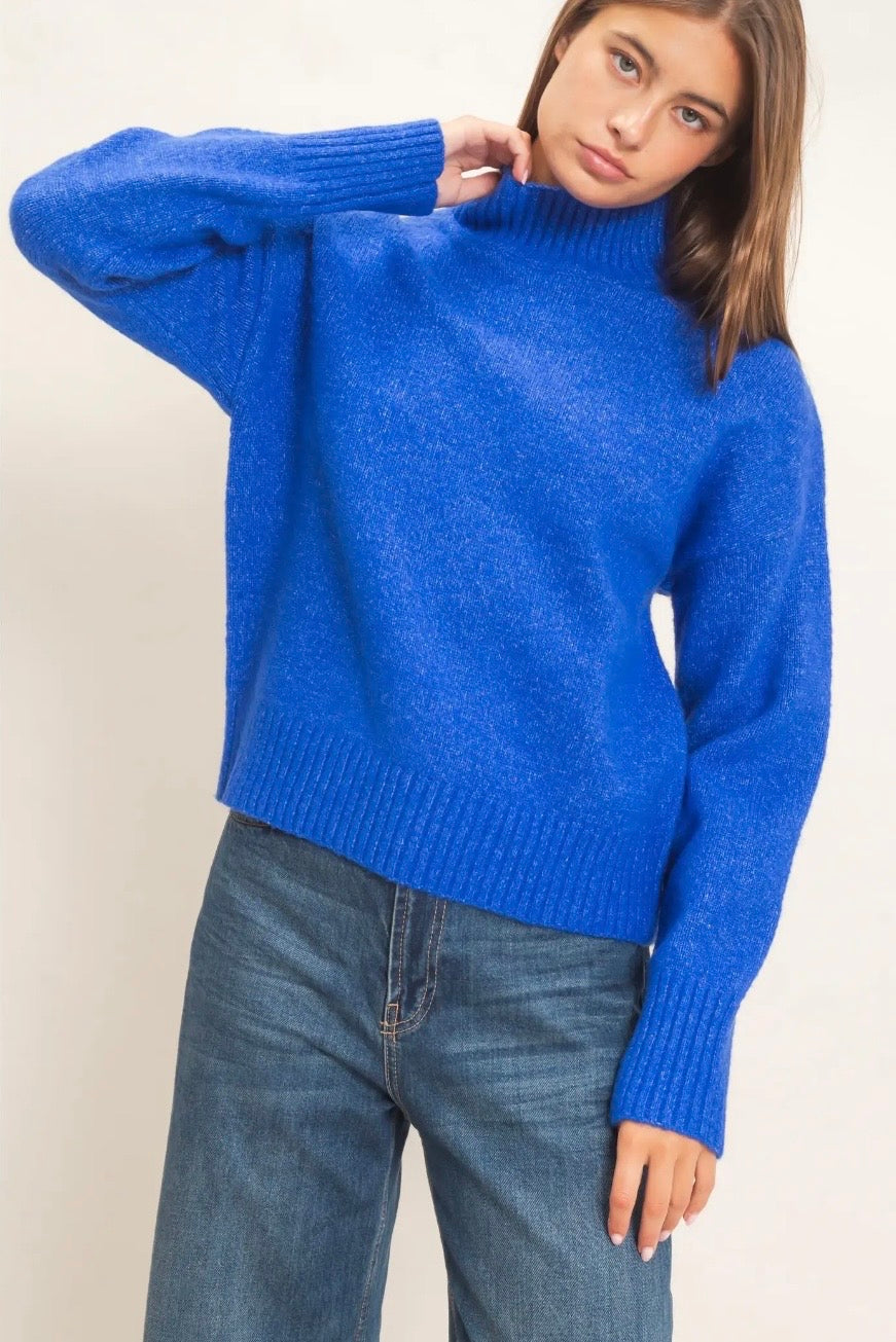 Electric Blue Sweater