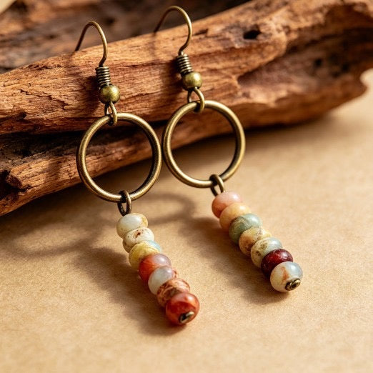 Beaded Dangle Earrings