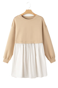 *WEBSITE EXCLUSIVE* Laurel Sweatshirt Flowy Pleated Mini Dress