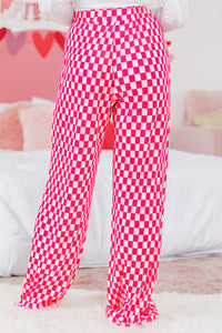 *WEBSITE EXCLUSIVE* Pink Checked Pajamas