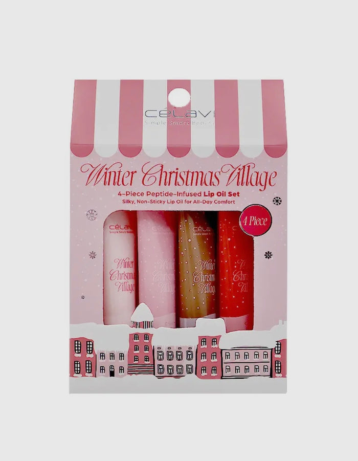 Winter Village Lip Oil Set