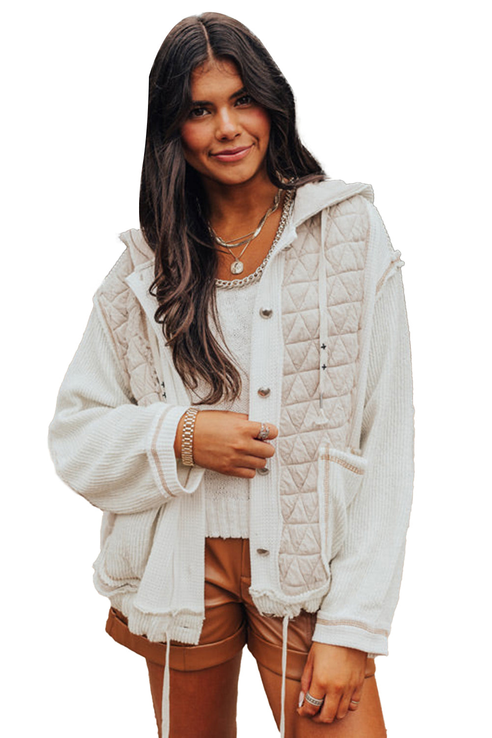 *WEBSITE EXCLUSIVE* Lori Quilted Hooded Jacket