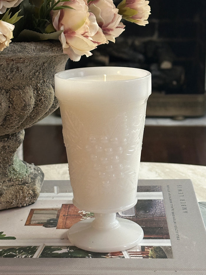 Old Soul Candle Co. Milk Glass Candle: Sol De Janeiro 68