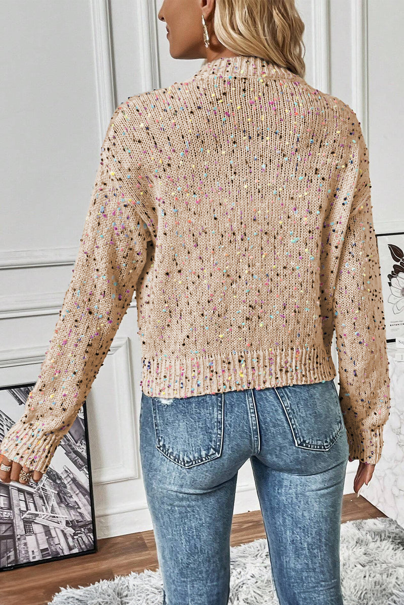 *WEBSITE EXCLUSIVE*  Sabrina Confetti Knit Cropped Cardigan