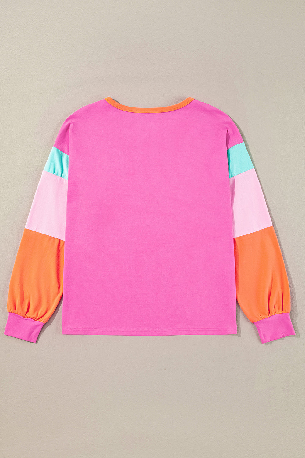 *WEBSITE EXCLUSIVE* Lucy Color Block Sleeve Loose Fit Top