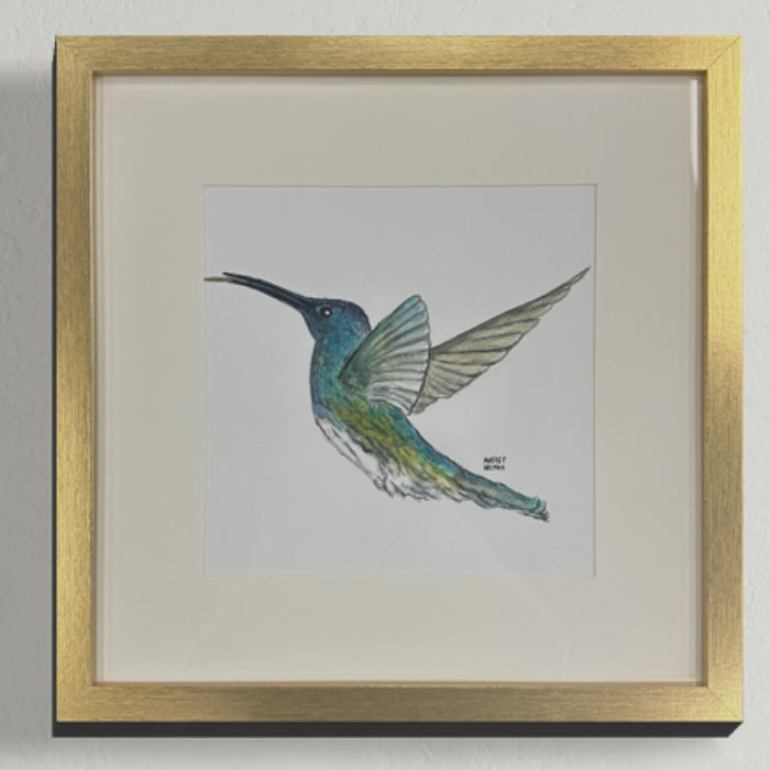 Hummingbird (B) Original Watercolor Painting