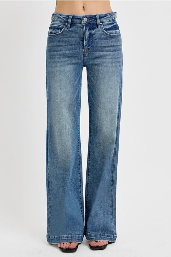 Adjustable Waist Trouser Jeans
