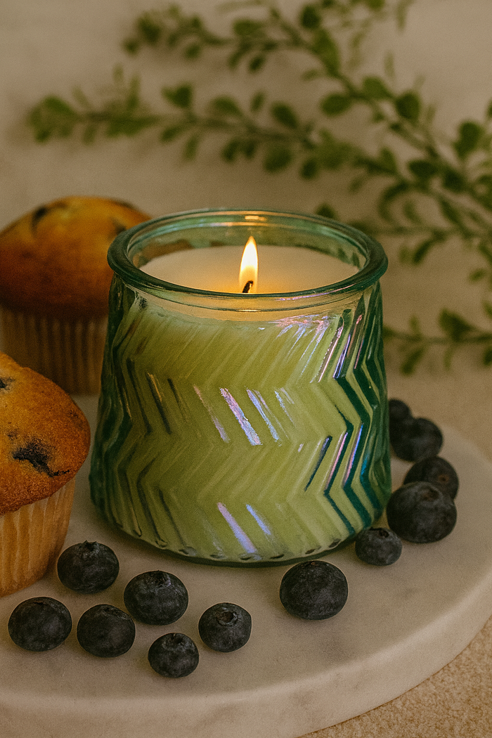Blueberry Muffin – Coconut Apricot Wax Candle (6 oz)