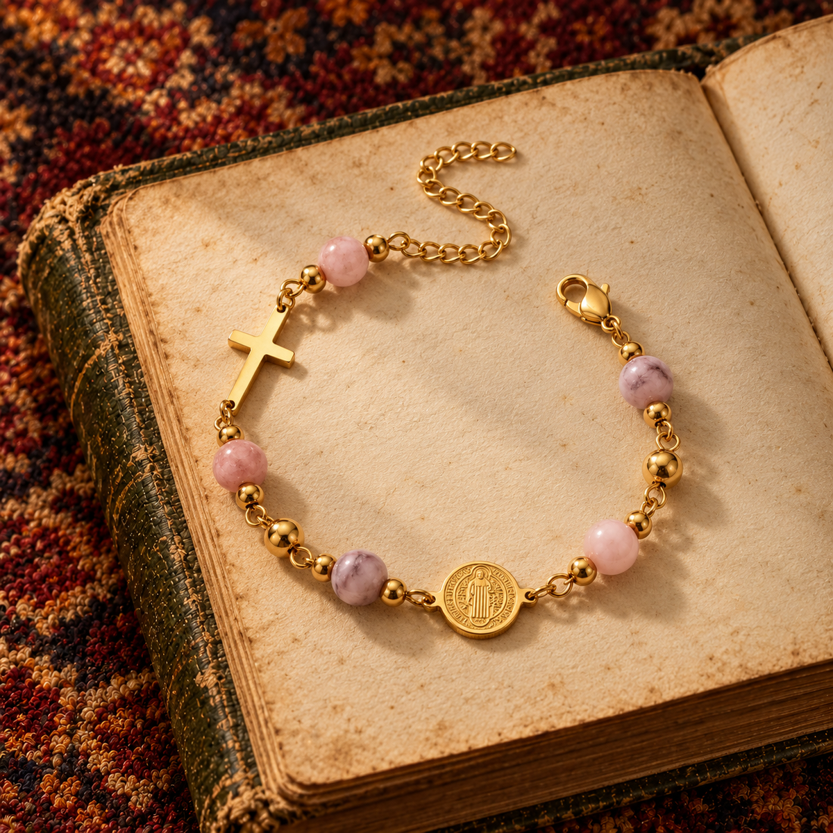 Pink St. Benedict Bracelet