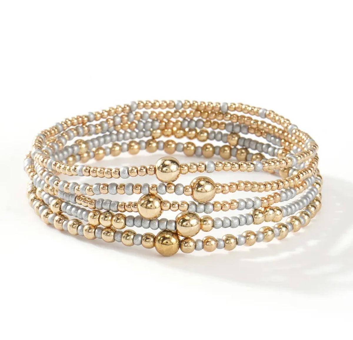Seed Bead Colorful Bracelet Set
