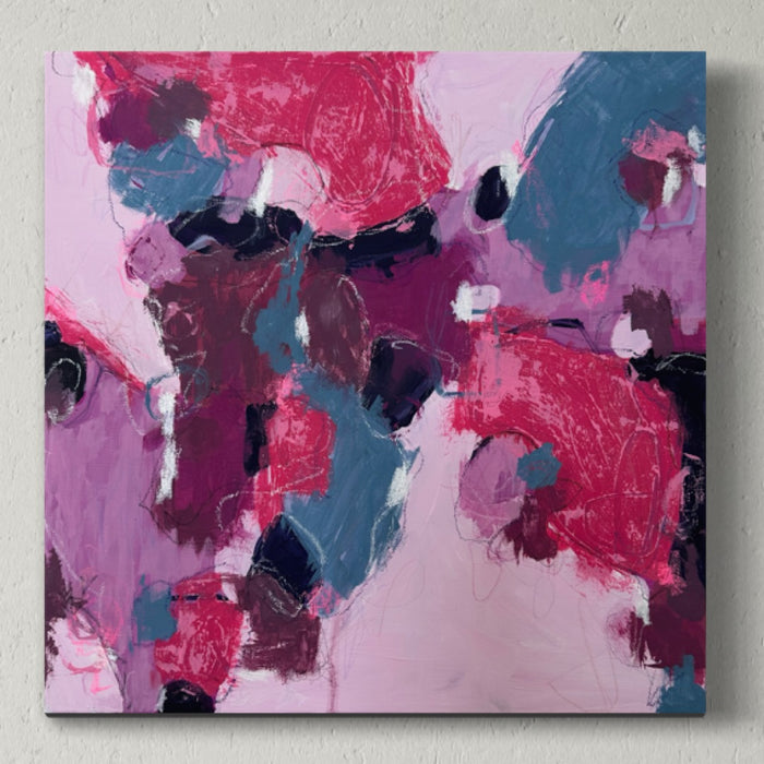 “He Was a Hot House Flower” Original Painting 16”x16”