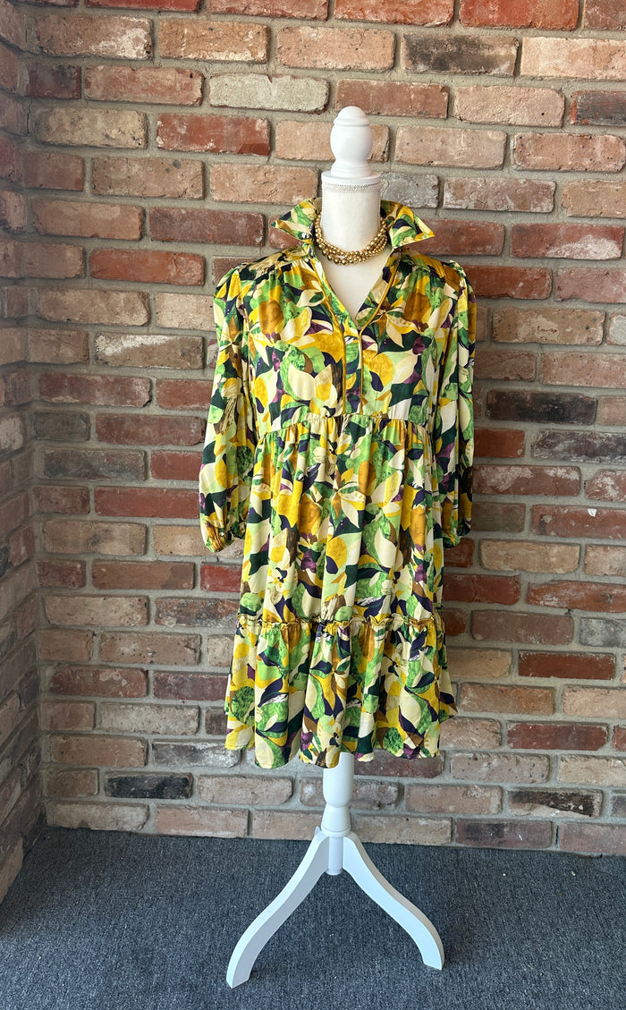 Goldenrod Short Dress