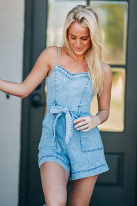 *WEBSITE EXCLUSIVE* Denim Romper