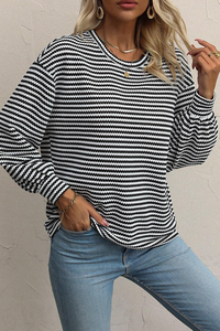 *WEBSITE EXCLUSIVE* Striped Long Sleeve Top