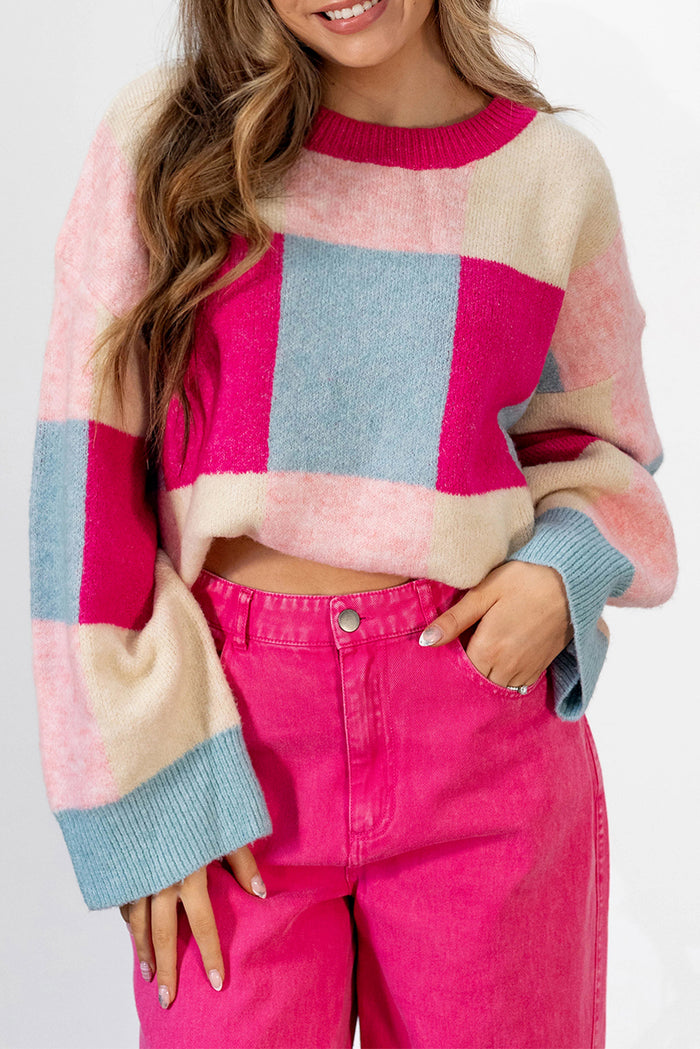 *WEBSITE EXCLUSIVE* Color Block Sweater