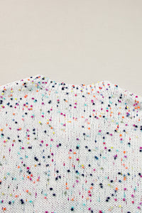 *WEBSITE EXCLUSIVE*  Sabrina Confetti Knit Cropped Cardigan