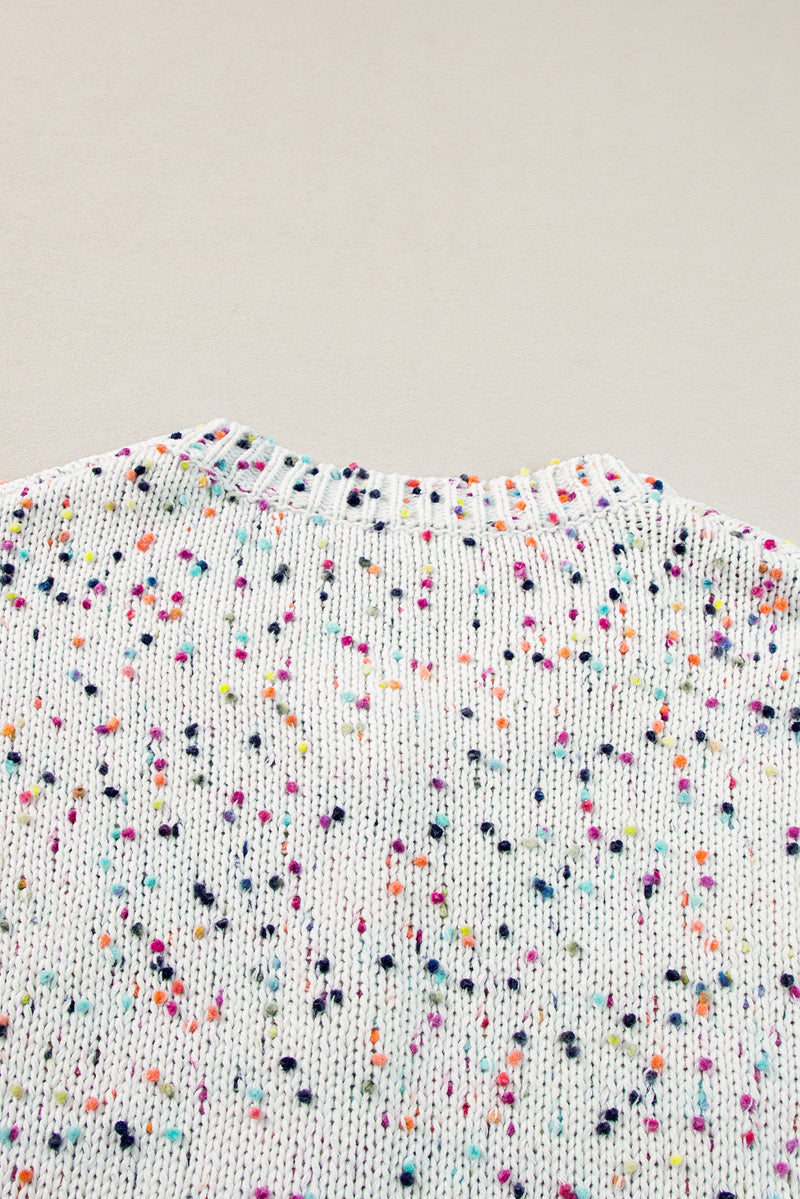 *WEBSITE EXCLUSIVE*  Sabrina Confetti Knit Cropped Cardigan