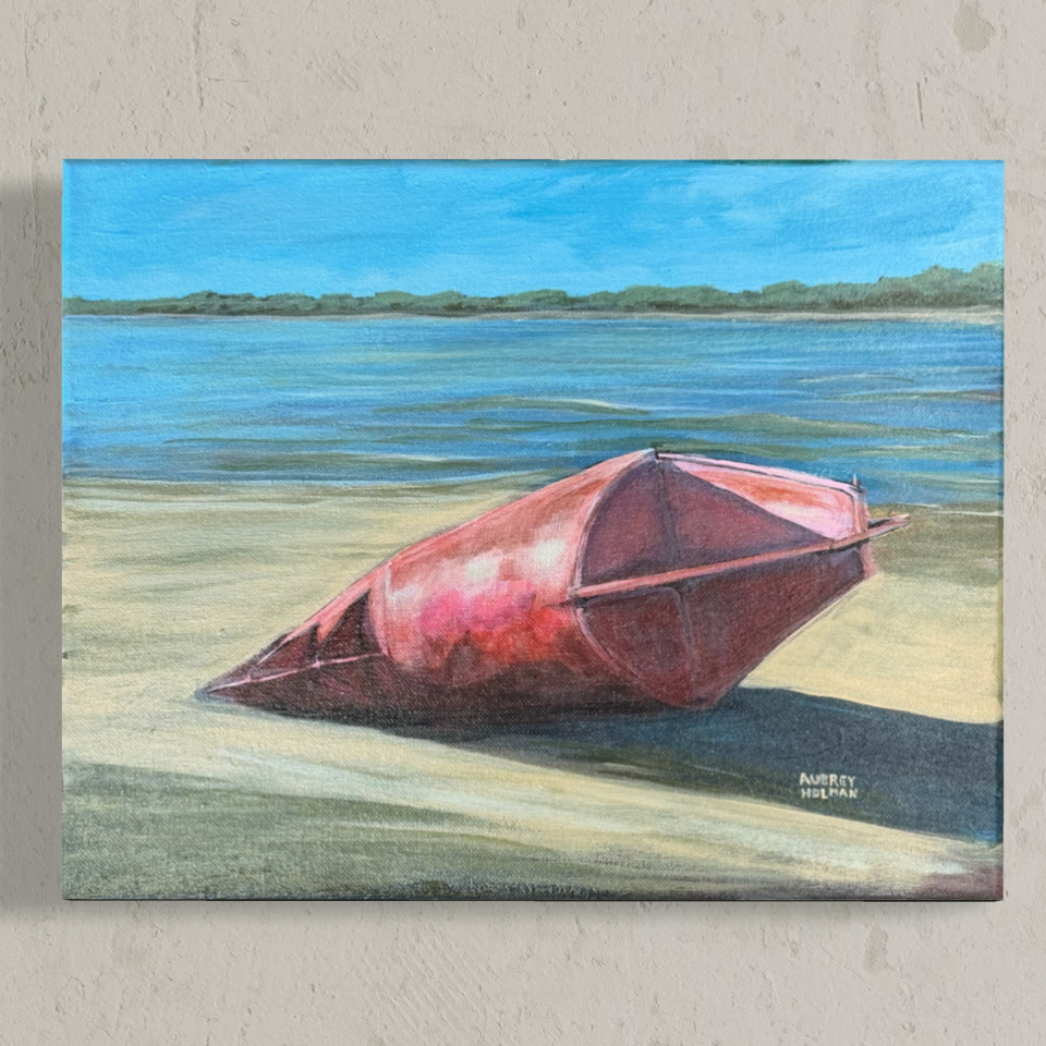 “Beach Buoy” Original Painting by Aubrey Holman