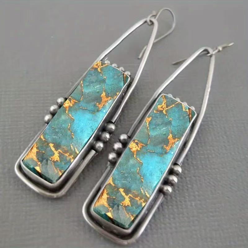 Turquoise Stone Earrings