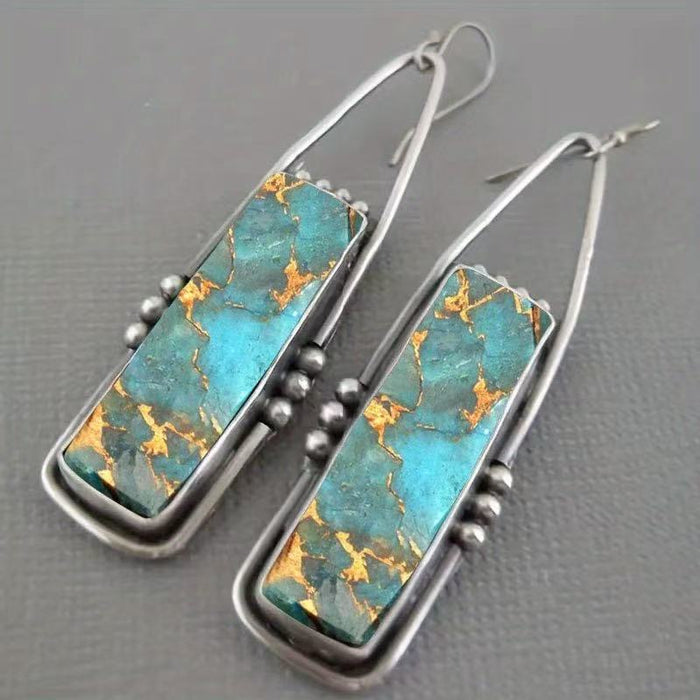 Turquoise Stone Earrings