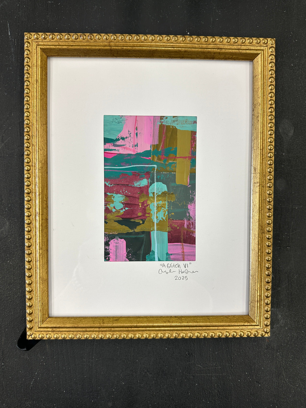 “A Glitch VI” Framed Original Artwork