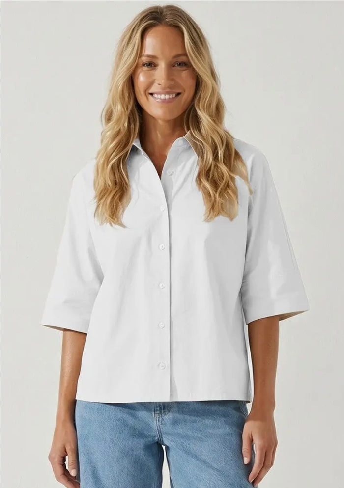 White Button Up Blouse